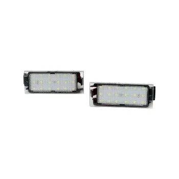 Πλαφονιέρα πίσω πινακίδας Renalut Megane / Clio / Laguna / Twingo, 76x33 mm - 2 τμχ.