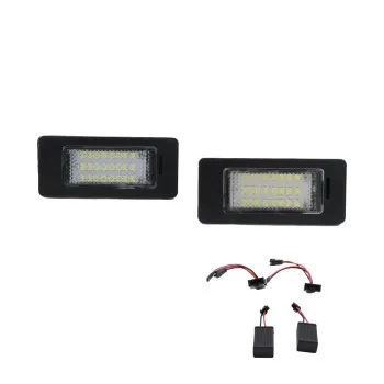Πλαφονιέρα πίσω πινακίδας Audi A1, A4 B8, A6,A7, Q5 / Skoda Fabia / Superb / Yeti / VW Passat 2008+ - 2 τμχ.