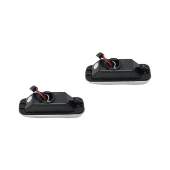 Led φλας φτερού Mercedes ML W163 (1999-2005) - χρωμίου με τρεχούμενο φλας - σετ 2 τμχ.