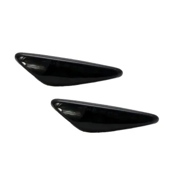Led φλας φτερού Mazda 2, 3, 5 (2003-2010), MPV (2003-2006) - φιμέ με τρεχούμενο φλας - σετ 2τμχ.