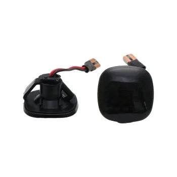 Led φλας φτερού Audi A3 8L (1996-2001), A4 B5 (1995-2000) / Skoda Fabia 1 - φιμέ με τρεχούμενο φλας - σετ 2τμχ.