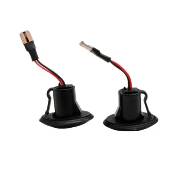 Led φλας φτερού Fiat 500 - φιμέ με τρεχούμενο φλας - σετ 2τμχ.