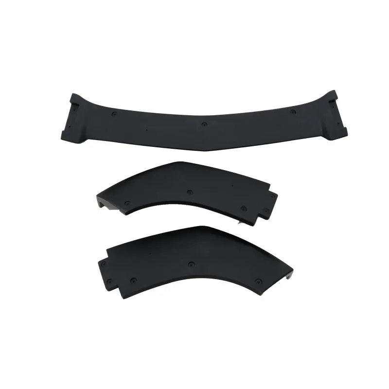 Spoiler προφυλακτήρα Mercedes W204 C-class (2007-2013)- μαύρο γυαλιστερό