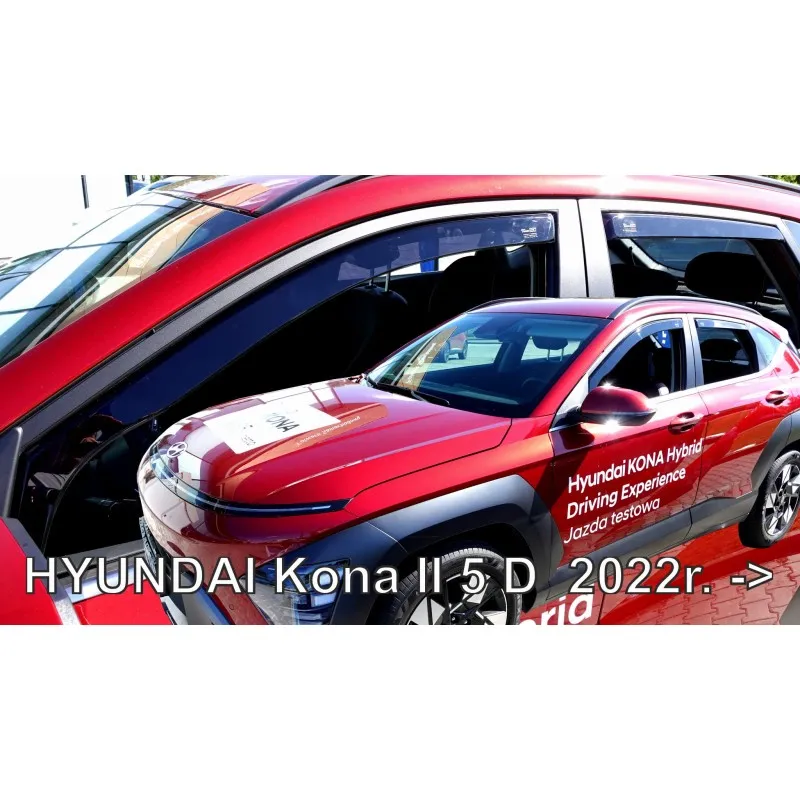 Ανεμοθραύστες Hyundai Kona (2022+) - 4τμχ. εμπρός και πίσω, Heko