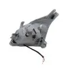 Φανάρια εμπρός Toyota Land Cruiser 120 (2003-2009) angel eyes - μαύρα , με λάμπες (Η7) - σετ 2τμχ.