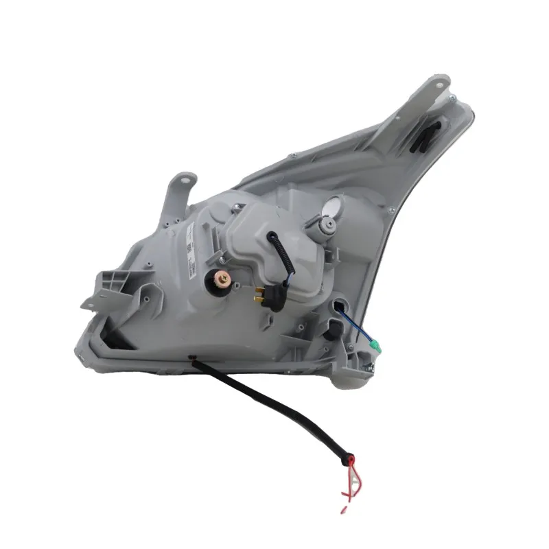 Φανάρια εμπρός Toyota Land Cruiser 120 (2003-2009) angel eyes - μαύρα , με λάμπες (Η7) - σετ 2τμχ.