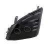 Φανάρια εμπρός Toyota Land Cruiser 120 (2003-2009) angel eyes - μαύρα , με λάμπες (Η7) - σετ 2τμχ.