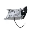 Φανάρια εμπρός Toyota Land Cruiser FJ90 (1996-2003) angel eyes - chrome , με λάμπες (Η1) - σετ 2τμχ.