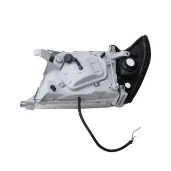 Φανάρια εμπρός Toyota Land Cruiser FJ90 (1996-2003) angel eyes - chrome , με λάμπες (Η1) - σετ 2τμχ.