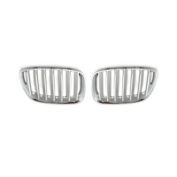Μάσκα BMW X5 E53 (2004-2007) - ασημένια - 2τμχ.