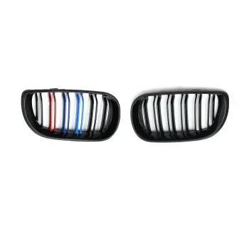 Μάσκα BMW E46 sedan / combi (2001-2006) - διπλή 3 colors - 2τμχ.