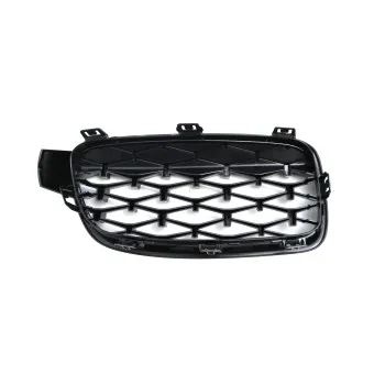 Μάσκα BMW F30 (2011-2019) - γυαλιστερή - Diamond Design - χρωμίου/μαύρη - 2τμχ.