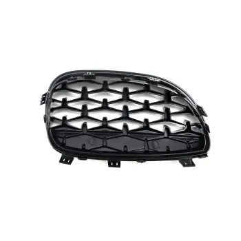Μάσκα BMW E60 (2003-2010) - μαύρη / χρωμιού Diamond design - 2τμχ.