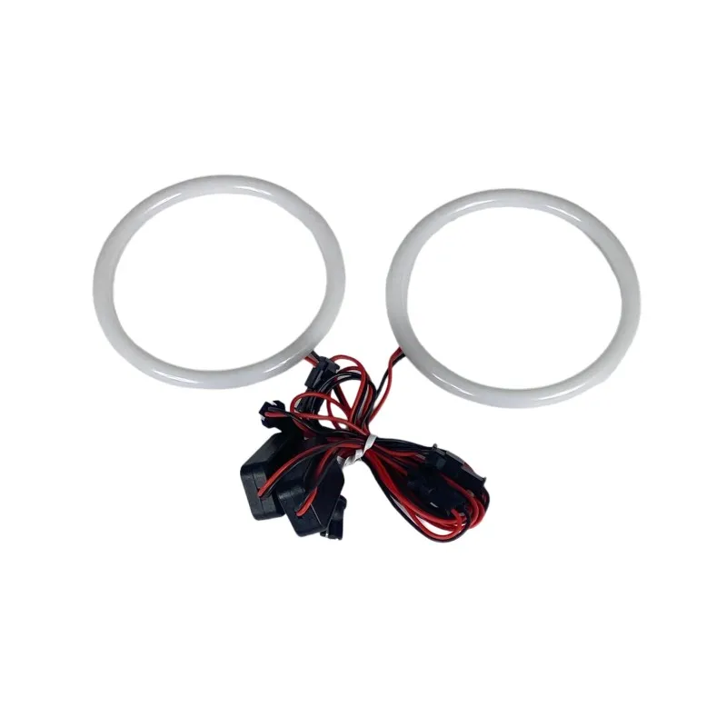 Δαχτυλίδια BMW E46 coupe (2003-2006) lightbar design angel eyes - κόκκινα