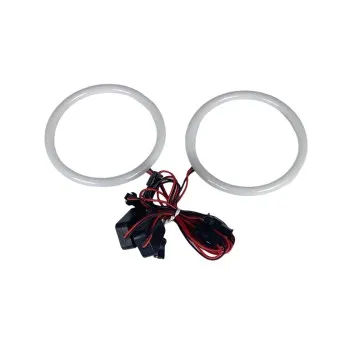 Δαχτυλίδια BMW E46 coupe (2003-2006) lightbar design angel eyes - λευκά