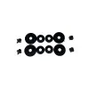Λαστιχένια πατάκια AUDI A3 8V Sedan / Sportback (2012-2020) / Vw Golf 7 (2012-2019) / Golf 8 Hatchback (2019-2025) TSI, TDI, χωρίς 4χ4 - τύπου σκαφάκι - 4τμχ., Rezaw Plast