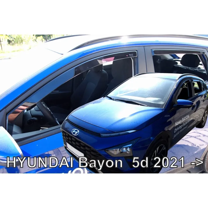 Ανεμοθραύστες Hyundai Bayon (2021+) - 4τμχ. εμπρός και πίσω, Heko