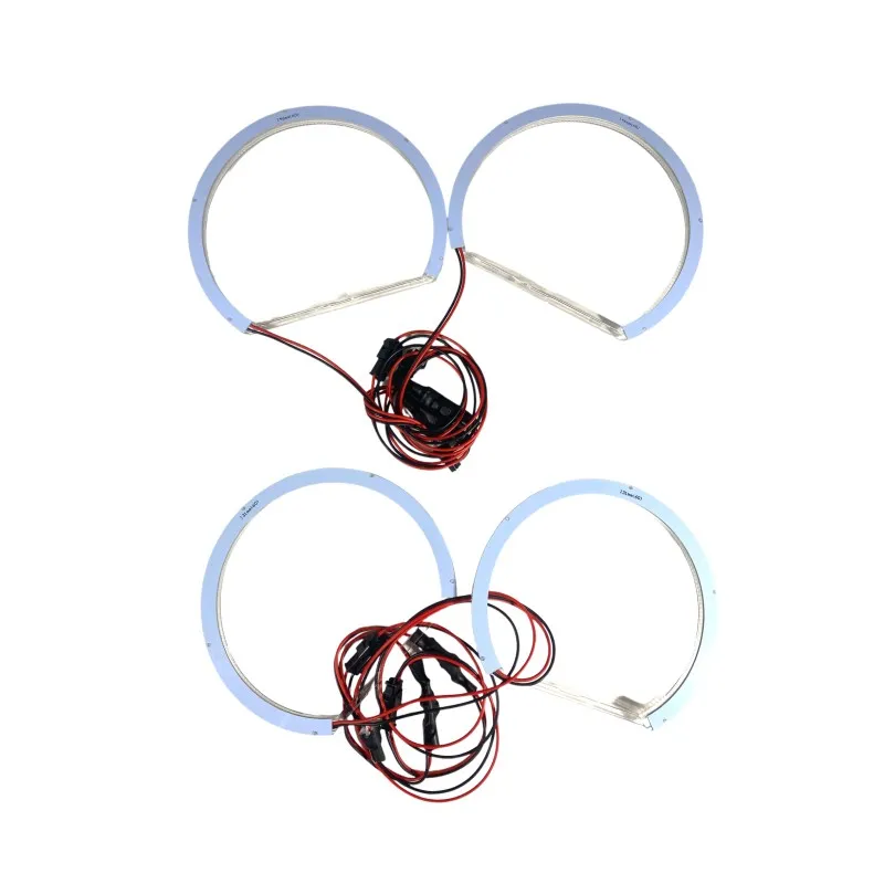 Δαχτυλίδια BMW E46 (1998-2005) angel eyes με 60 led - Λευκό χρώμα