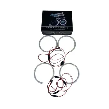 Δαχτυλίδια BMW E39 OEM με εργοστασιακά angel eyes - με 66 led