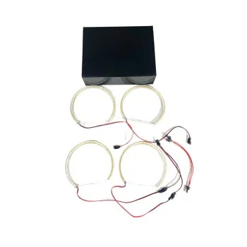 Δαχτυλίδια led BMW E36 / E38 / E39 angel eyes με 60 led - κίτρινο χρώμα