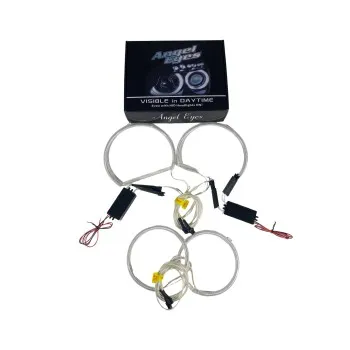 Δαχτυλίδια BMW X5 (1999-2005) angel eyes - κίτρινα