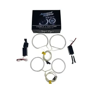 Δαχτυλίδια BMW X3 (2004-2007) angel eyes - κίτρινα