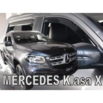 Ανεμοθραύστες Mercedes X-class (2017-2020) - 4τμχ. εμπρός και πίσω, Heko