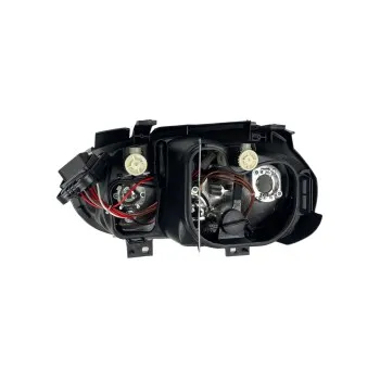 Φανάρια εμπρός Vw Golf 4 με ανακλαστήρες μαύρα - σετ 2τμχ.