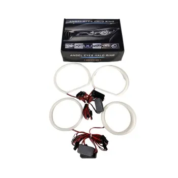 Δαχτυλίδια BMW X3 E83 (2000-2010) lightbar angel eyes - λευκό χρώμα