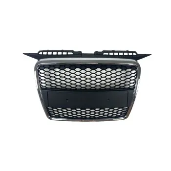 Μάσκα Audi A3 (2005-2008) με βάση για σήμα - RS-Look ματ με πλαίσιο χρωμίου
