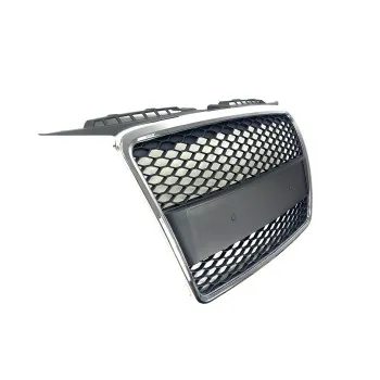 Μάσκα Audi A3 (2005-2008) με βάση για σήμα - RS-Look ματ με πλαίσιο χρωμίου