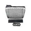 Μάσκα Audi A4 B7 (2004-2008) - RS LOOK ασημένιο - ματ, χωρίς σήμα
