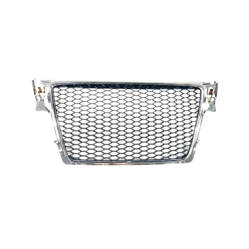 Μάσκα Audi A4 / S4 B8 (2008-2011) - RS LOOK με πλαίσιο χρωμίου, χωρίς σήμα