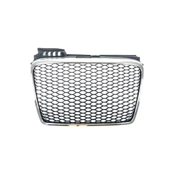 Μάσκα Audi A4 B7 (2004-2007)- RS Look πλαίσιο χρωμίου, χωρίς σήμα