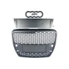 Μάσκα Audi A6 4F (2004-2008) - μαύρη RS Look, χωρίς σήμα