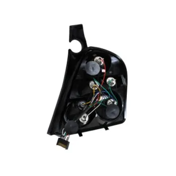 Πίσω φανάρια Fiat Stilo 3D (2002-2007) - μαύρα - σετ 2τμχ.
