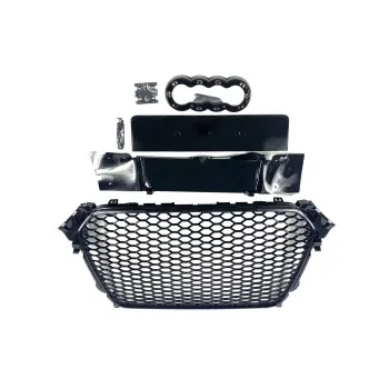 Μάσκα Audi A4 B8 (2011-2014) - RS LOOK - με πλαίσιο χρωμίου, χωρίς σήμα