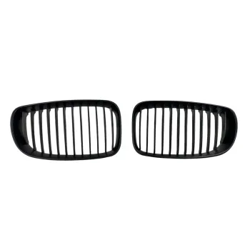 Μάσκα BMW E81/E87 (2008+) με εργοστασιακό προφυλακτήρα / BMW E87 (2004+) με M-Tech, M1 προφυλακτήρα - μαύρη - 2τμχ.