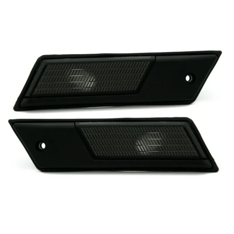 Φλας φτερού BMW E30 / E32 / E28 / E24 (1980-1994) - μαύρα - σετ 2τμχ.