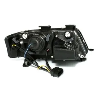 Φανάρια εμπρός Audi A6 με φώτα ημέρας (1997-2001) / Allroad 1999-2005 - μαύρα , με λάμπες (Η1) - σετ 2τμχ.
