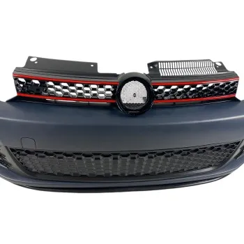 Προφυλακτήρας εμπρός Vw Golf 6 με μάσκα και προβολάκια - GTI design με ή χωρίς ανοίγματα parktronic