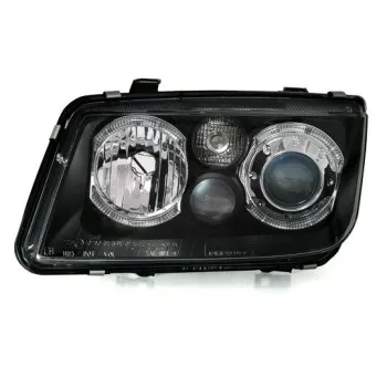 Φανάρια εμπρός Vw Bora angel eyes - μαύρα , χωρίς λάμπες (Η7) - σετ 2τμχ.