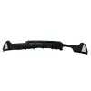 Diffuser προφυλακτήρα BMW F32 - M-Perfomace design μονό για διπλή εξάτμιση