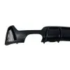 Diffuser προφυλακτήρα BMW F32 - M-Perfomace design μονό για διπλή εξάτμιση