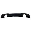 Diffuser προφυλακτήρα BMW E90 - M pack design διπλό για μονή εξάτμιση