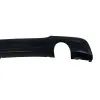 Diffuser προφυλακτήρα BMW E90 - M pack design διπλό για μονή εξάτμιση