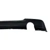 Diffuser προφυλακτήρα BMW E90 - M pack design διπλό για μονή εξάτμιση