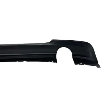 Diffuser προφυλακτήρα BMW E90 - M pack design διπλό για μονή εξάτμιση