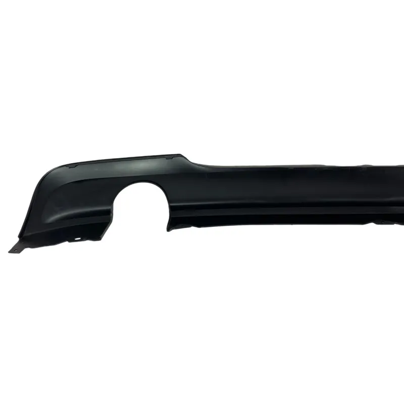 Diffuser προφυλακτήρα BMW E90 - M pack design διπλό για μονή εξάτμιση