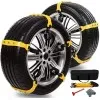 Πλαστικές αλυσίδες  χιονιού για 14", 15", 16", 17", 18" ζάντες - σετ 10τμχ. για δύο τροχούς